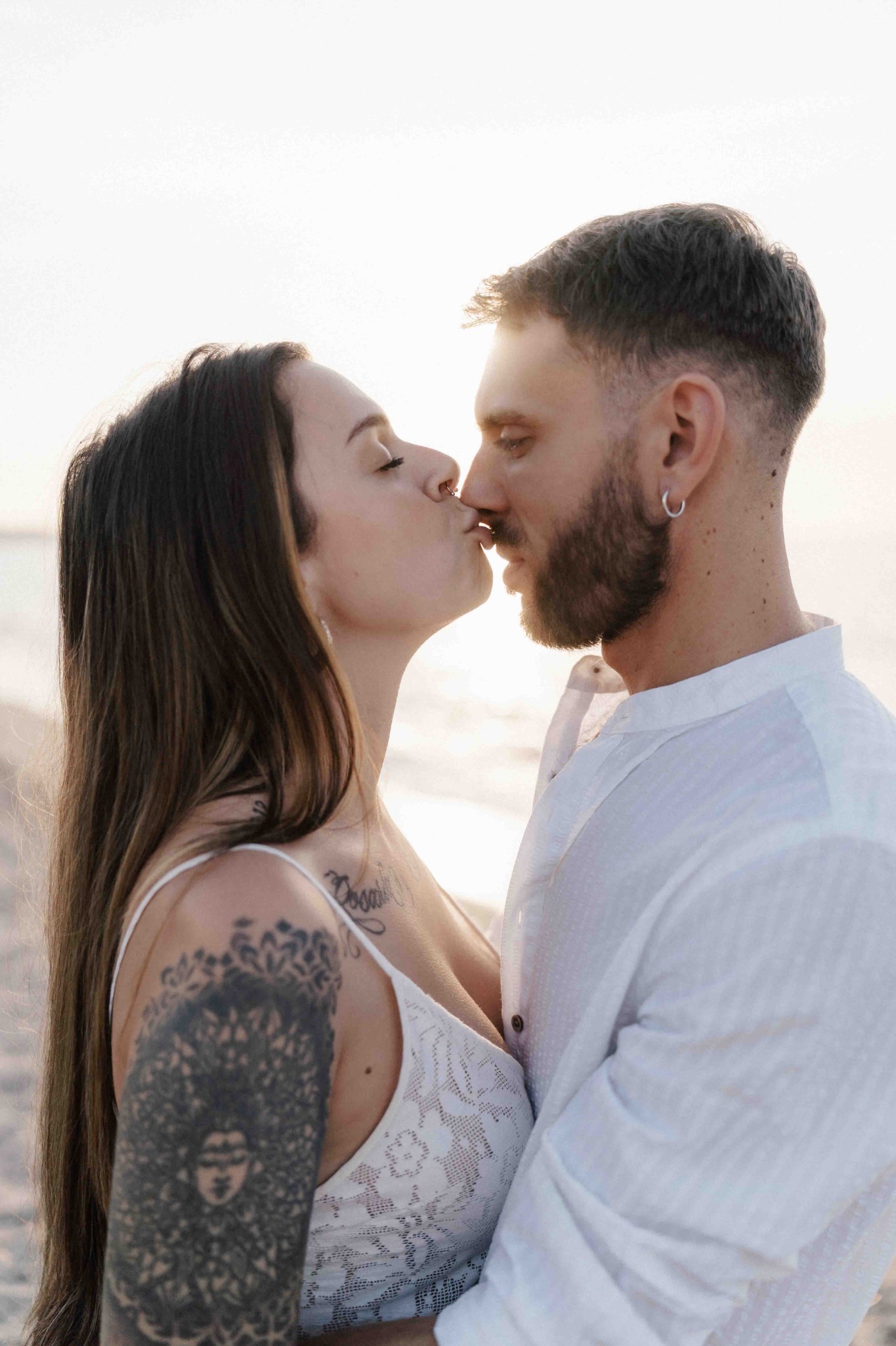 Un bacio sulla spiaggia