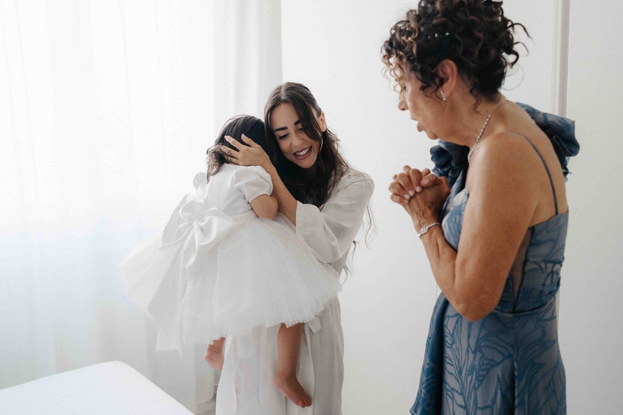 La sposa si prepara per la cerimonia