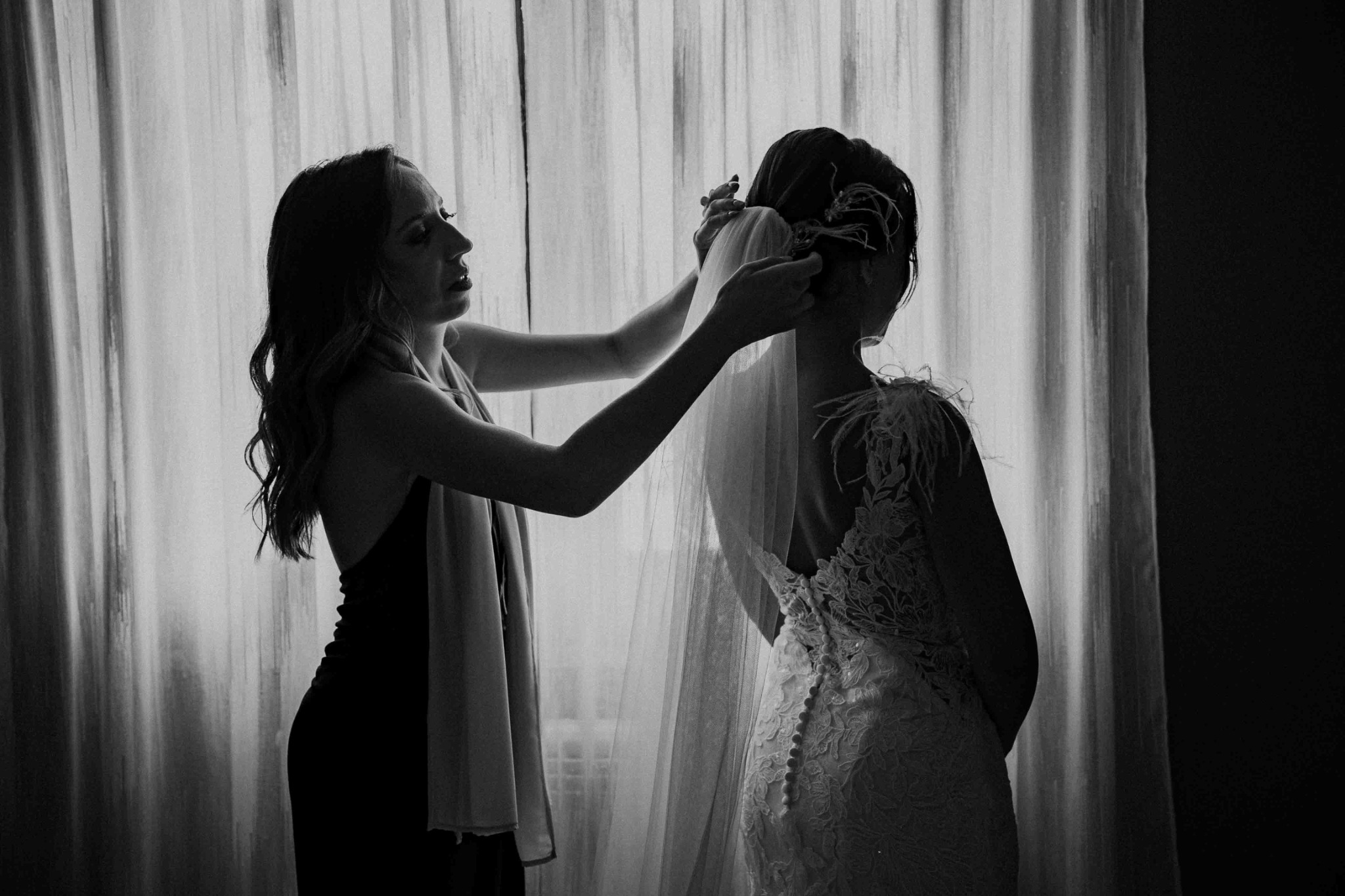 Gli ultimi preparativi della sposa