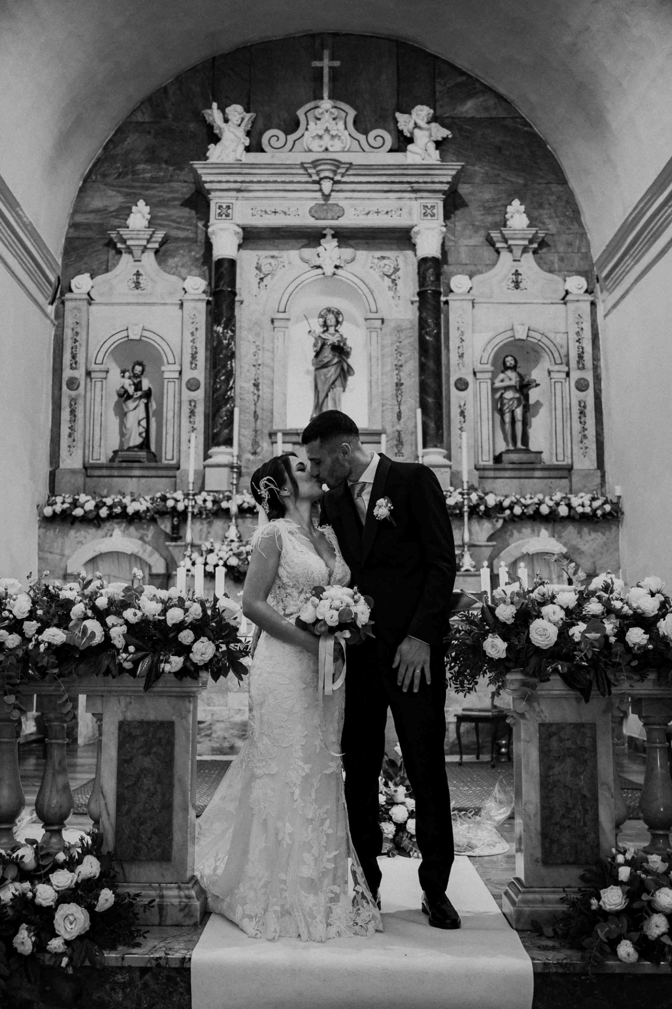 Gli sposi all’altare